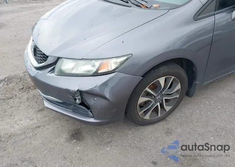 2015 Honda Civic Ex из США, поврежденный, VIN 19XFB2F89FE002276